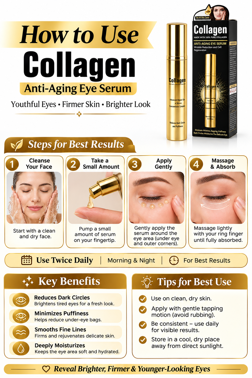Wokali Anti Aging Collagen Eye Serum - oraglowpk