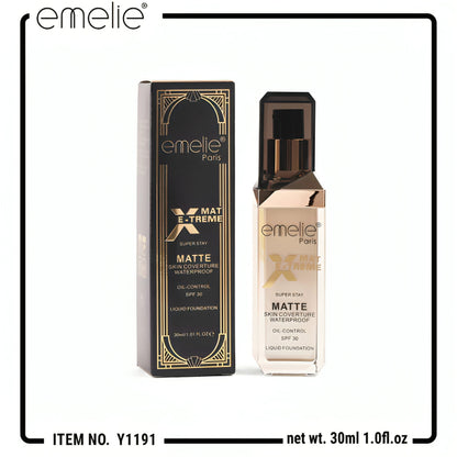 Emelie Matte Extreme Superstay Skin Coverture Foundation - oraglowpk