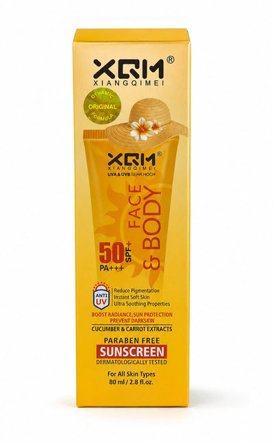 XQM Xiangqimei Paraben Free Sunscreen (Face & Body) - oraglowpk
