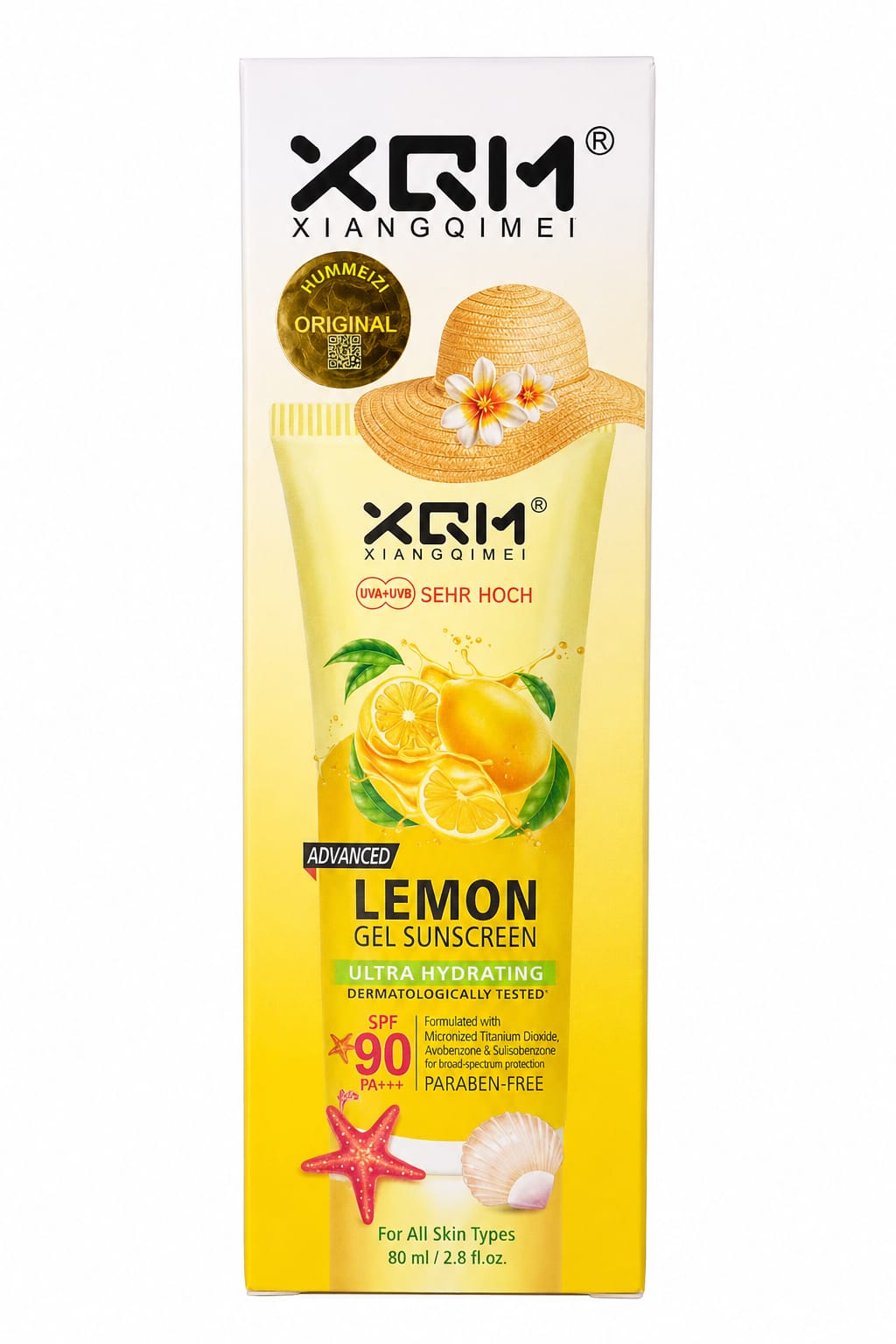 XQM Xiangqimei Lemon Gel sunscreen - oraglowpk