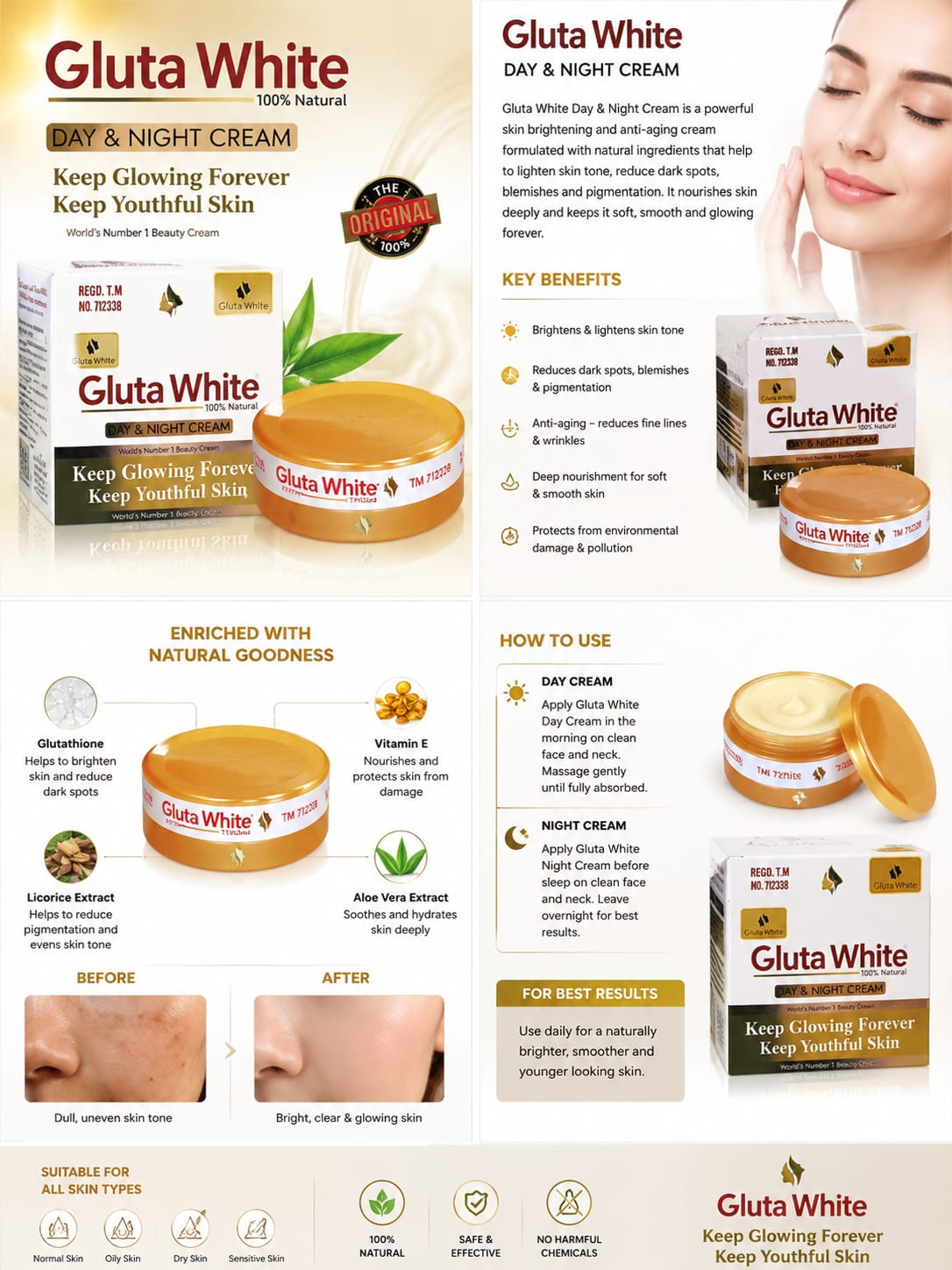 Gluta White Cream