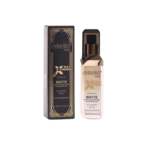 Emelie Matte Extreme Superstay Skin Coverture Foundation - oraglowpk