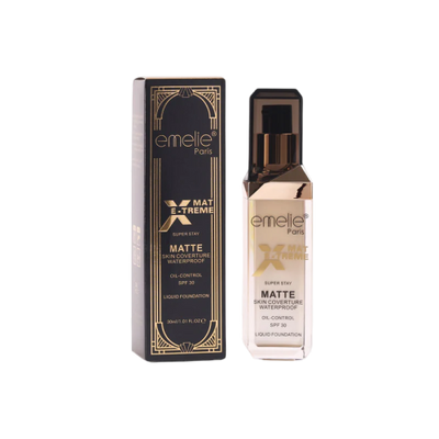 Emelie Matte Extreme Superstay Skin Coverture Foundation - oraglowpk