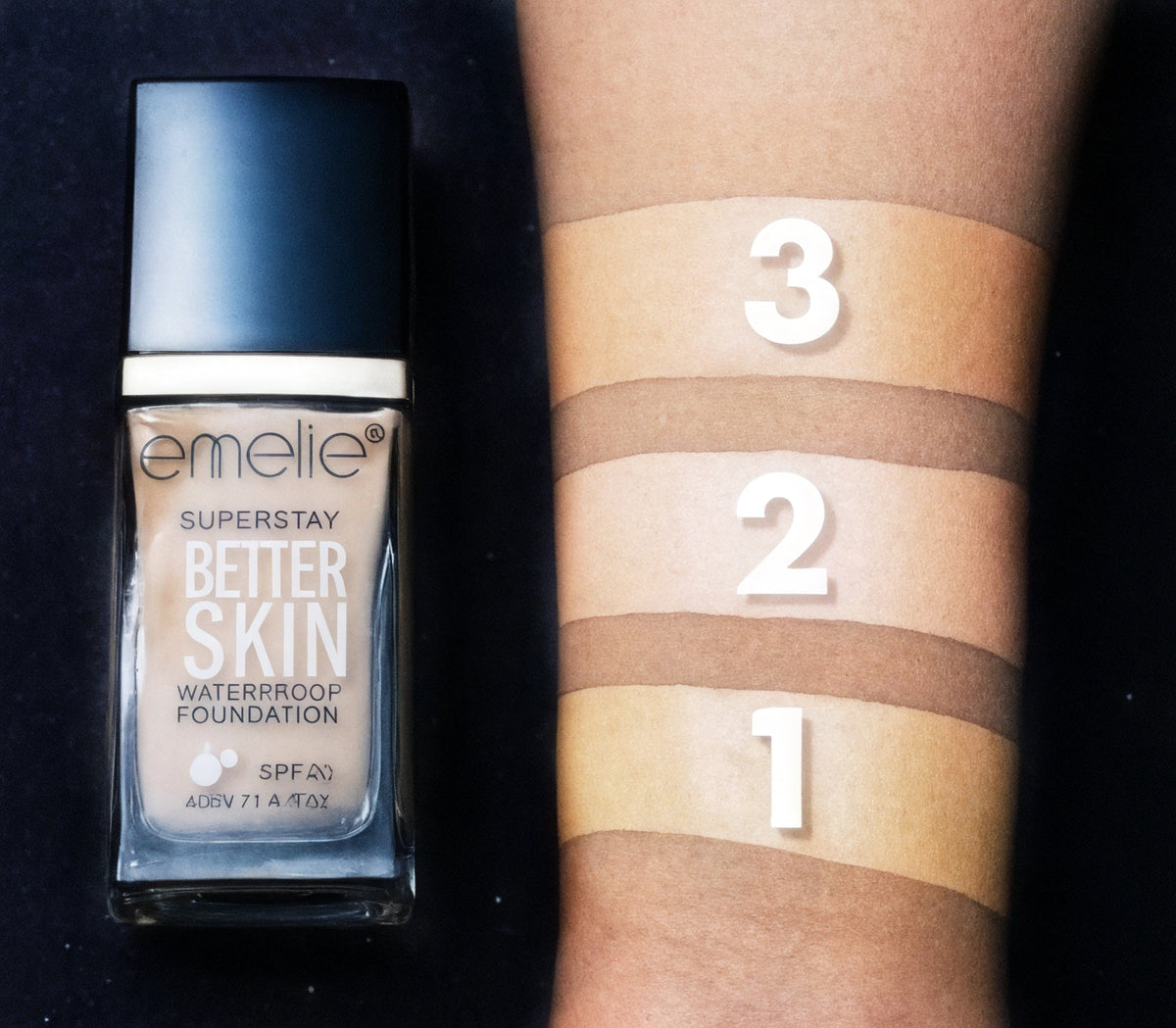 Emelie Paris Water Proof Foundation