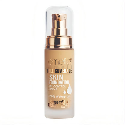 Emelie Paris Full Coverage Foundation (Water Proof & Oil Control)