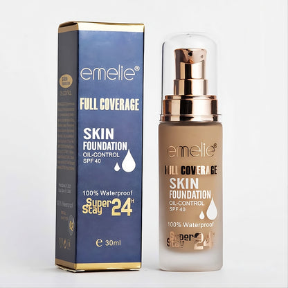 Emelie Paris Full Coverage Foundation (Water Proof & Oil Control)